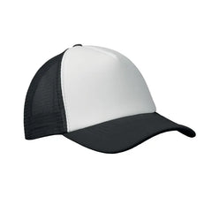 Truckers Baseball Cap met Mesh Zwart Wit