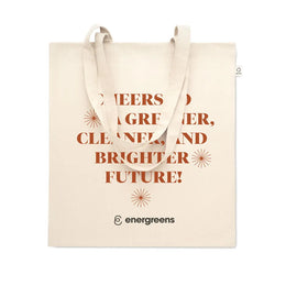 Viveka draagtas van gerecycled katoen en rPET met bedrukking, Beige - 192301