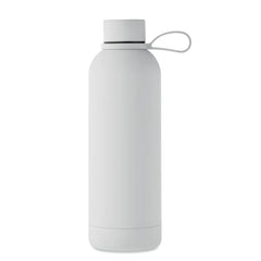 Dubbelwandige Vacuüm Fles 500 ml van Gerecycled Roestvrij Staal - Wit