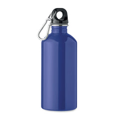 Essentix Drinkfles van Gerecycled RVS – 500 ml met Karabijnhaak - Blauw