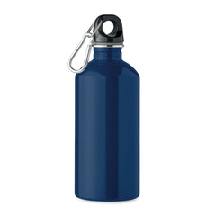 Essentix Drinkfles van Gerecycled RVS – 500 ml met Karabijnhaak - Marineblauw