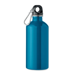 Essentix Drinkfles van Gerecycled RVS – 500 ml met Karabijnhaak - Turquoise