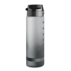Essentix Level RPET Sportwaterfles 1 Liter met Tijdsaanduiding - Wit