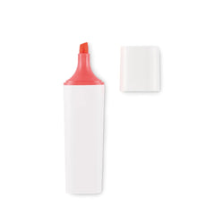 Duurzame Markeerstift – Witte RPET Behuizing - Fuchsia