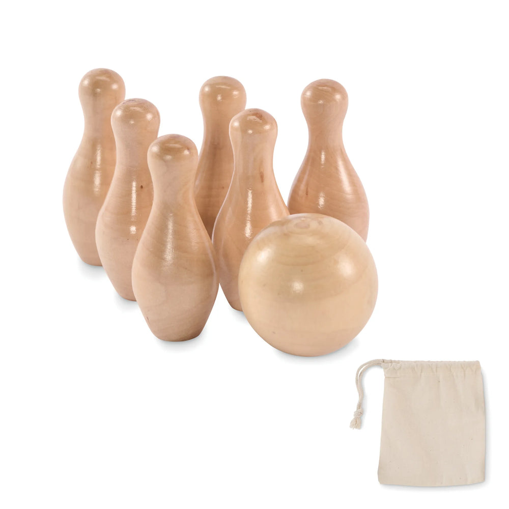 40 ambiant mini bowling set dennenhout katoenen tas 40 192434