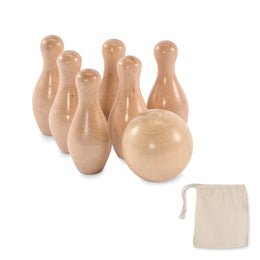 40 ambiant mini bowling set dennenhout katoenen tas 40 192434