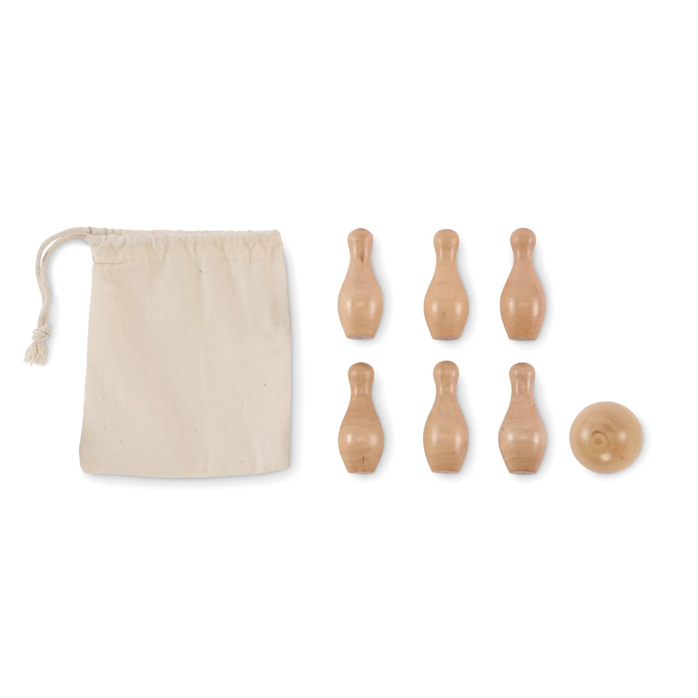 40 ambiant mini bowling set dennenhout katoenen-tas-back 192434