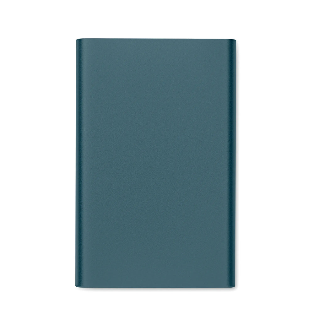 Magnetische draadloze oplader en powerbank 5000 mAh bovenaanzicht, Blauw - 192442