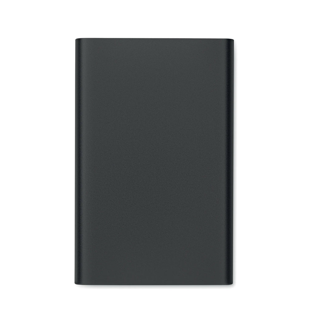 Magnetische draadloze oplader en powerbank 5000 mAh bovenaanzicht, Zwart - 192442