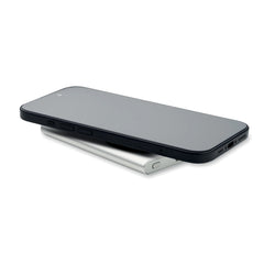 Magnetische draadloze oplader & powerbank 5000 mAh - Zilver