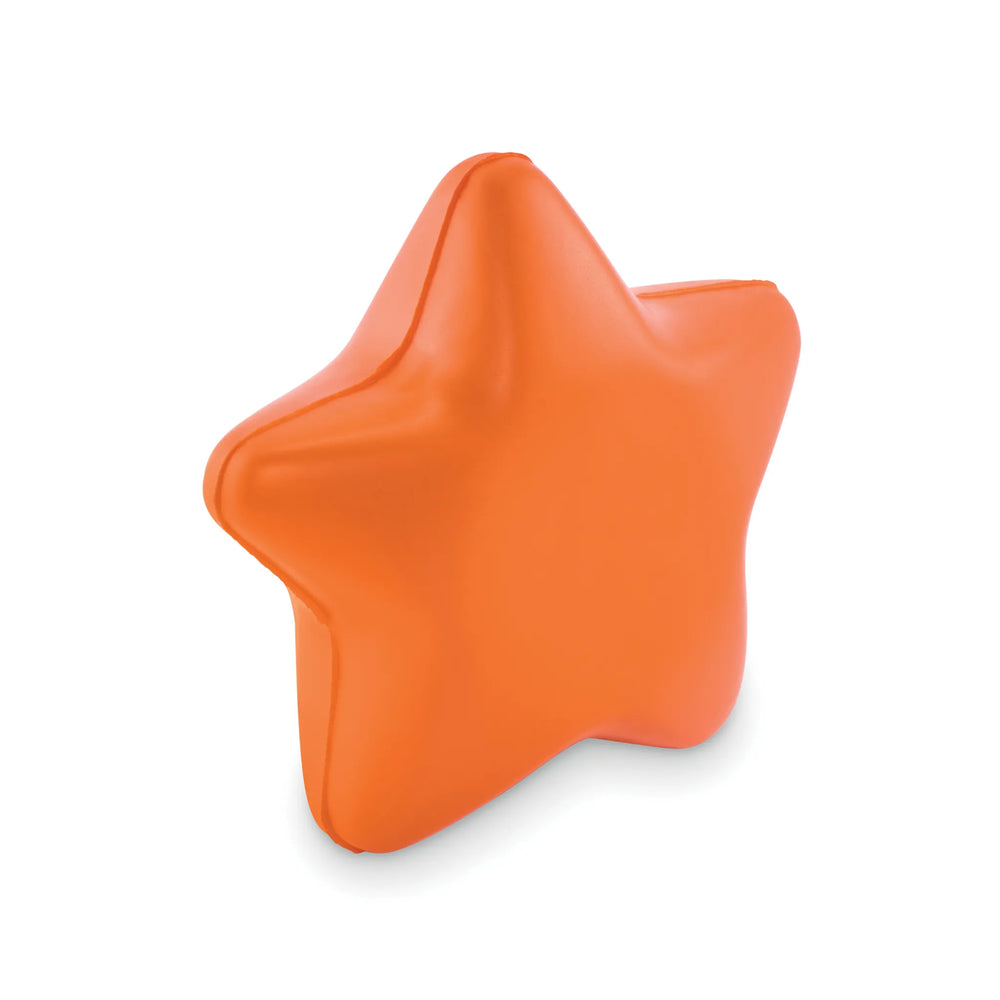 Anti stress ster van PU 10 oranje 192453