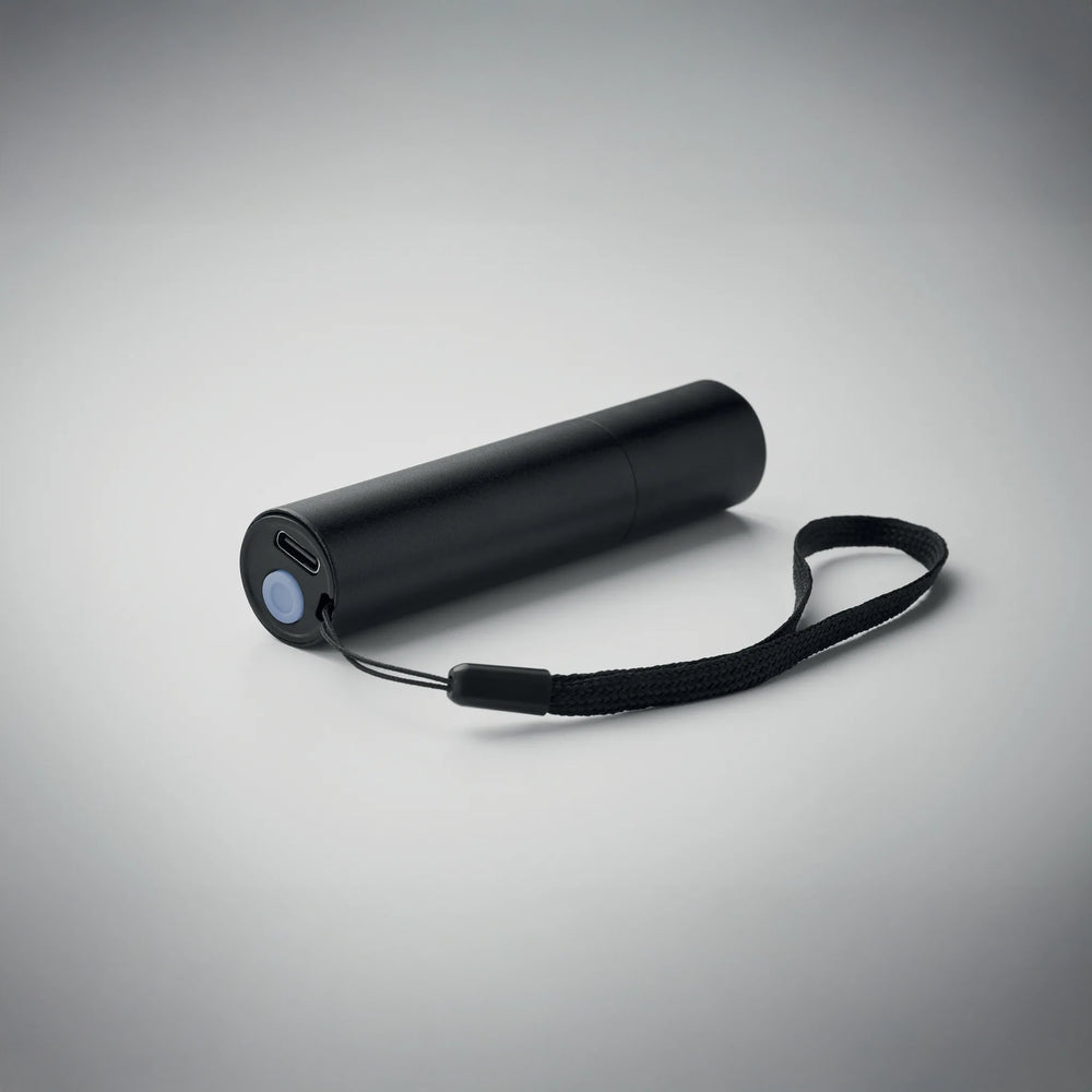 Oplaadbare zaklamp aluminium 110 lumen detail 192461