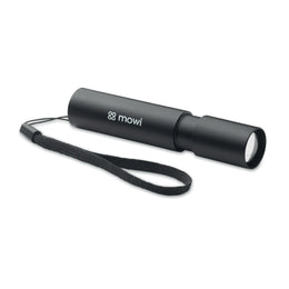 Oplaadbare zaklamp aluminium 110 lumen print 192461