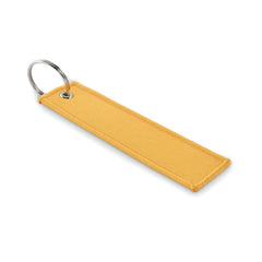 Polyester sleutelhanger ‘remove before flight’ bedrukken - Geel