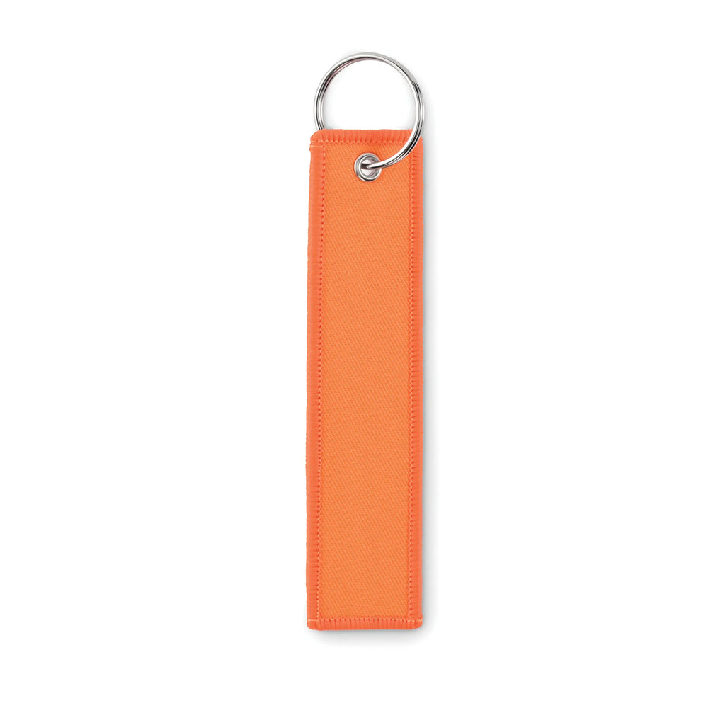 03 polyester sleutelhanger remove before flight oranje 192463