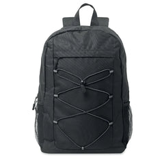Rugzak van 600D RPET Polyester - Zwart