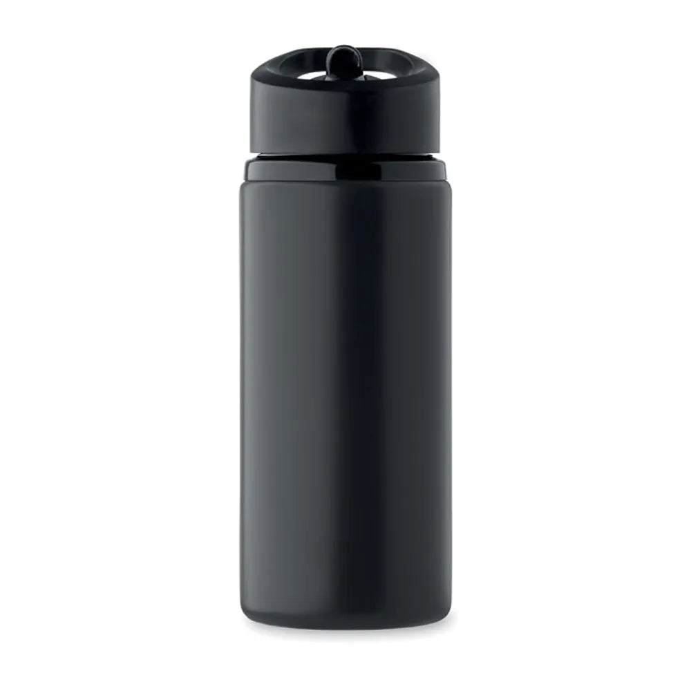 enkelwandige fles van gerecycled roestvrij staal 500ml zwart 192500