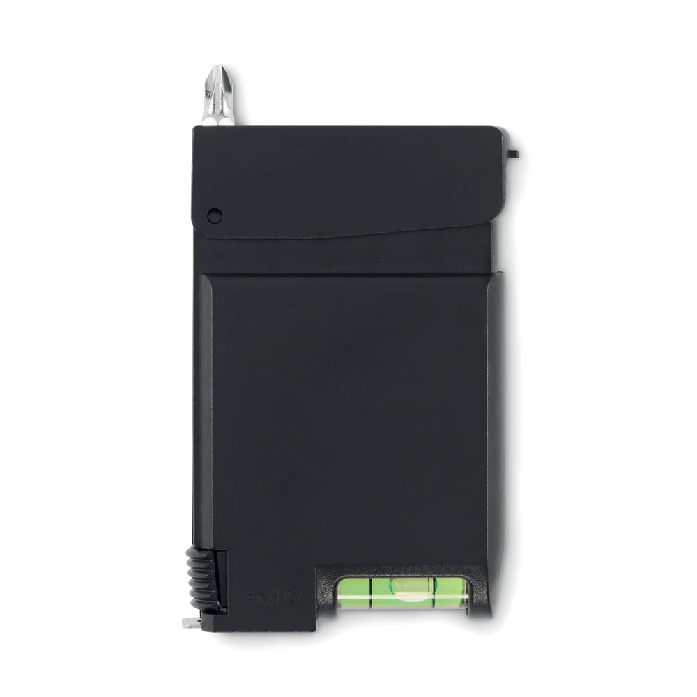 03 rolmaat 3m bamboe met waterpas en bitset back 192533