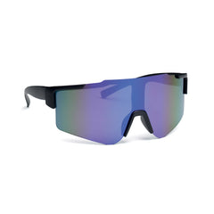 Sportzonnebril met spiegelglazen en UV400 bescherming bedrukken - Blauw