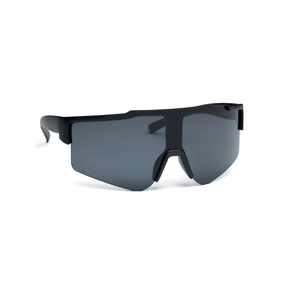 sportzonnebril spiegelglazen zwart uv 192544