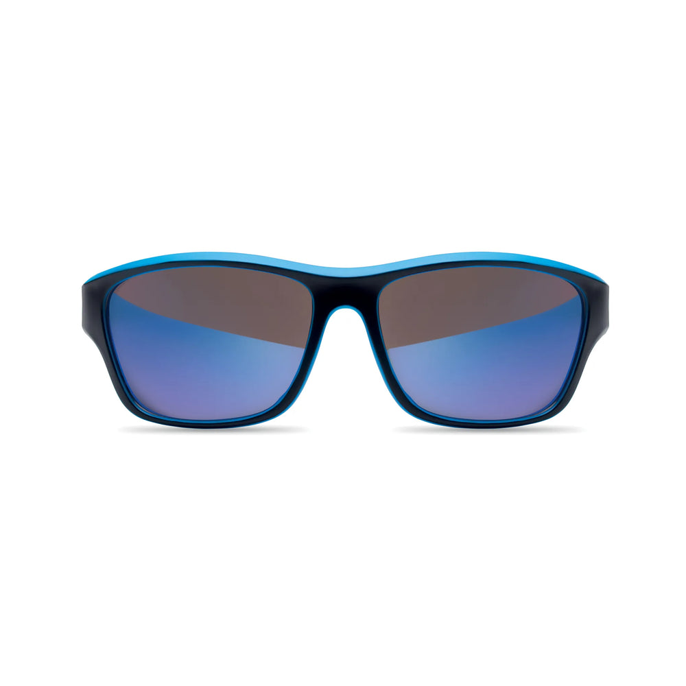 sportzonnebril spiegelglazen uv400 blauw top 192545