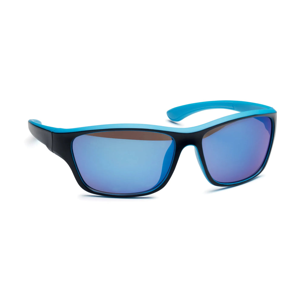 sportzonnebril spiegelglazen uv400 blauw 192545
