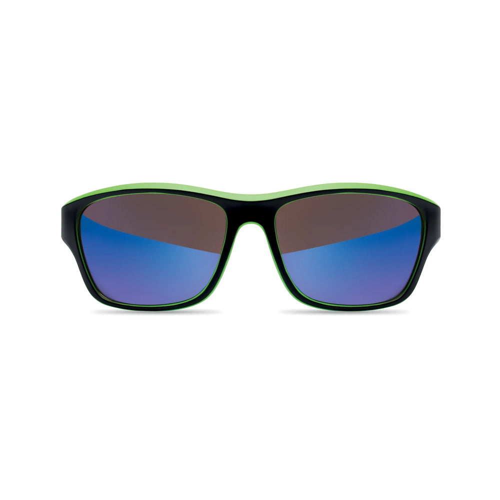 sportzonnebril spiegelglazen uv400 groen top 192545