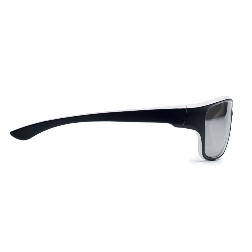 sportzonnebril spiegelglazen uv400 wit back 192545