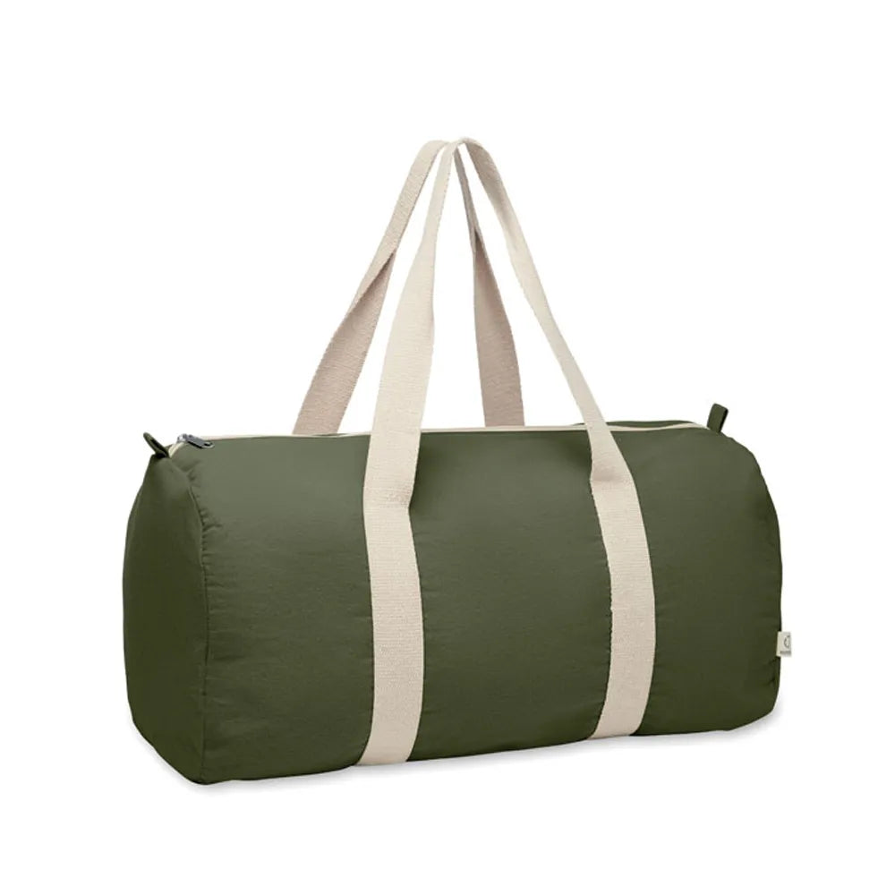 Sporttas van gerecycled katoen en polyester, Groen - 192550
