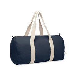 Sporttas van gerecycled katoen en polyester - Navy