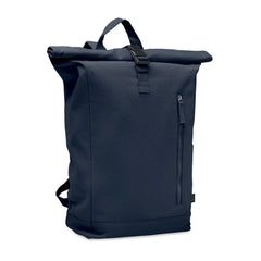 Rolltop Rugzak van Gerecycled Katoen en Polyester - Navy