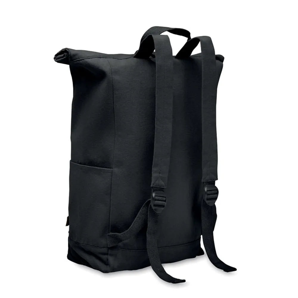 rolltop rugzak gerecycled katoen polyester navy 192552