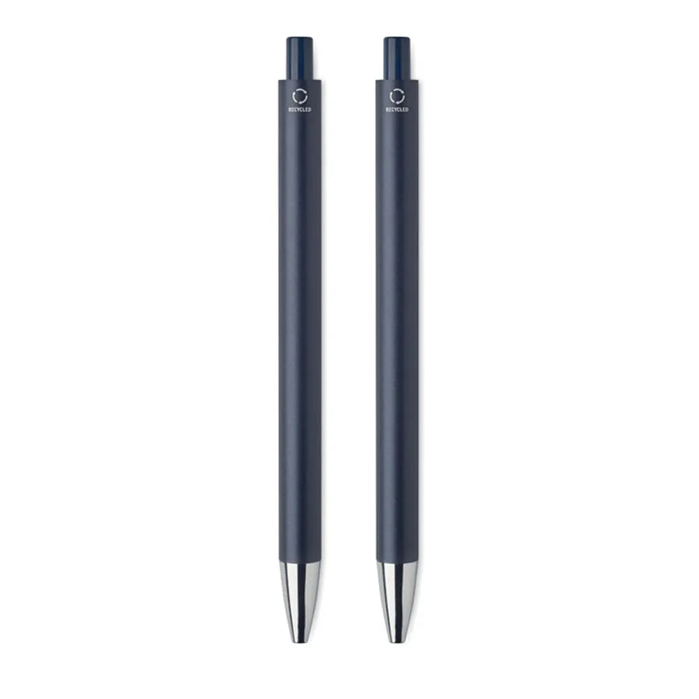 pennenset gerecycled aluminium blauw inktloos blauw 4 192567