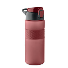 Essentix isjforden rPET drinkfles 700 ml met siliconen grip, Rood - 192755