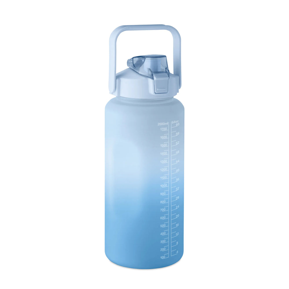 motiverende drinkfles 2 liter royal blue voorkant 192791