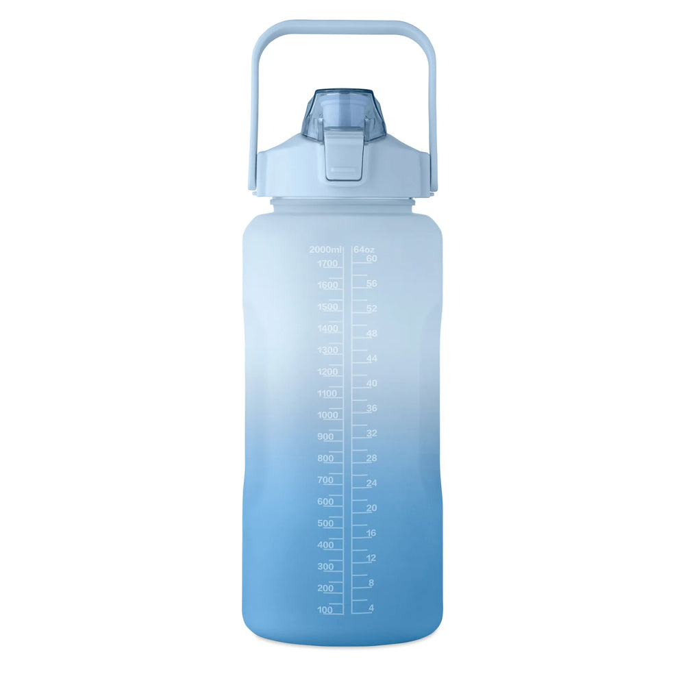 motiverende drinkfles 2 liter royal blue voorzijde 192791