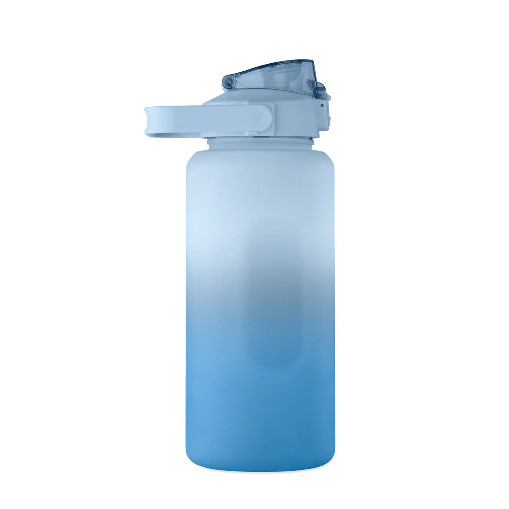 motiverende drinkfles 2 liter royal blue zijkant 192791