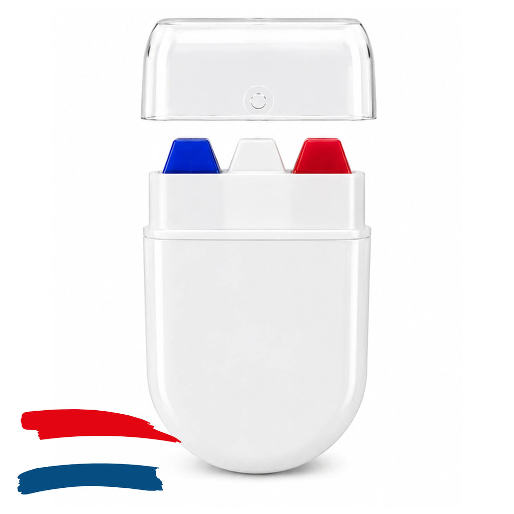 Bodypaintstick in Nederlandse vlagkleuren, Rood, wit en blauw - 192807