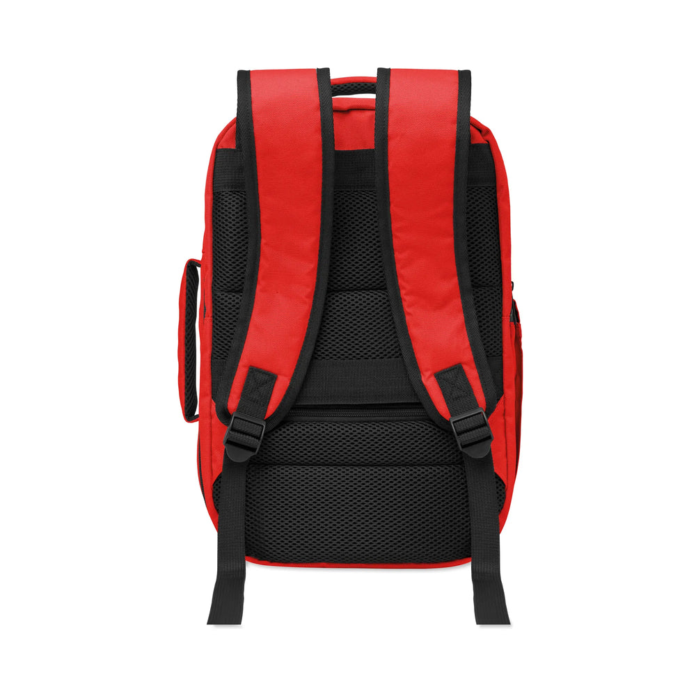 handbagage rugzak 15 inch bedrukken 05 rood achterkant 192840