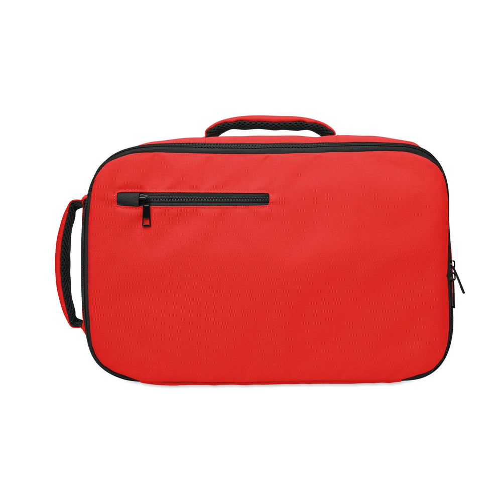 handbagage rugzak 15 inch bedrukken 05 rood voorkant 192840