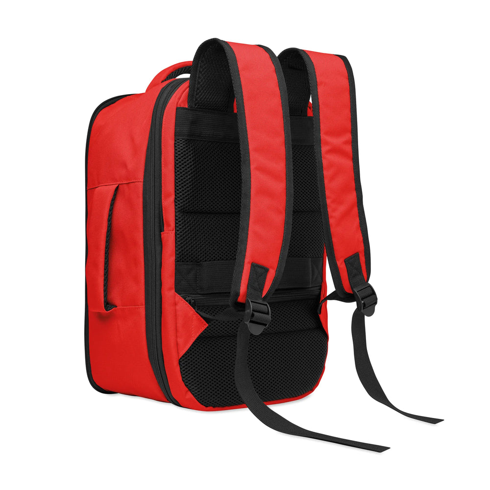 handbagage rugzak 15 inch bedrukken 05 rood zijkant 192840