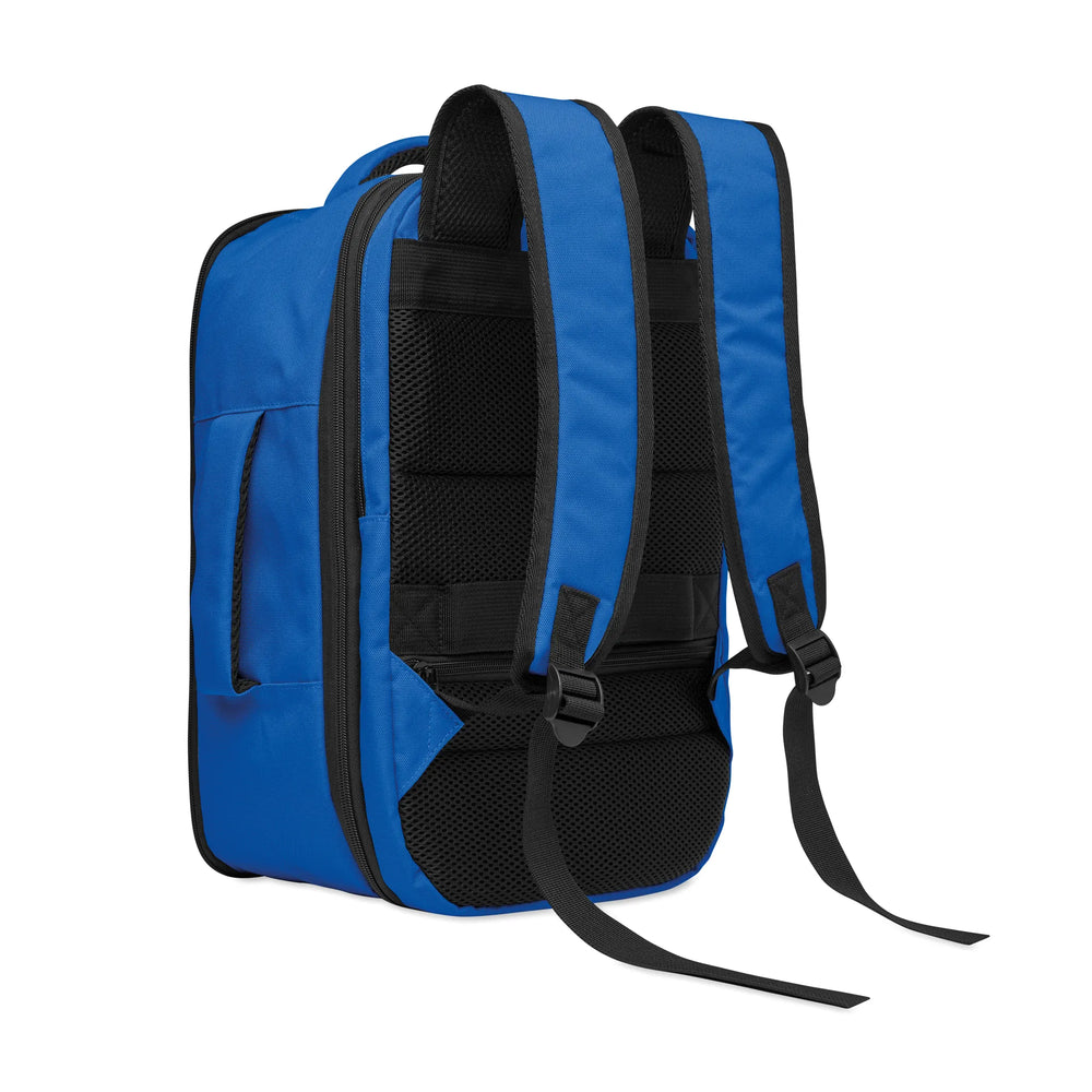 handbagage rugzak 15 inch bedrukken 37 royal blue zijkant 192840