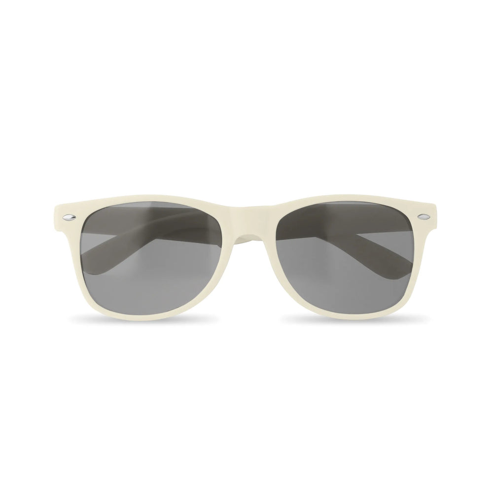 seaqual zonnebril gerecycled uv400 beige voorkant 192864