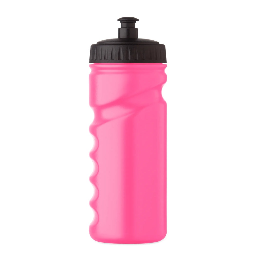 Sportdrinkfles 500 ml met handgreep bedrukken - Neon Fuchsia