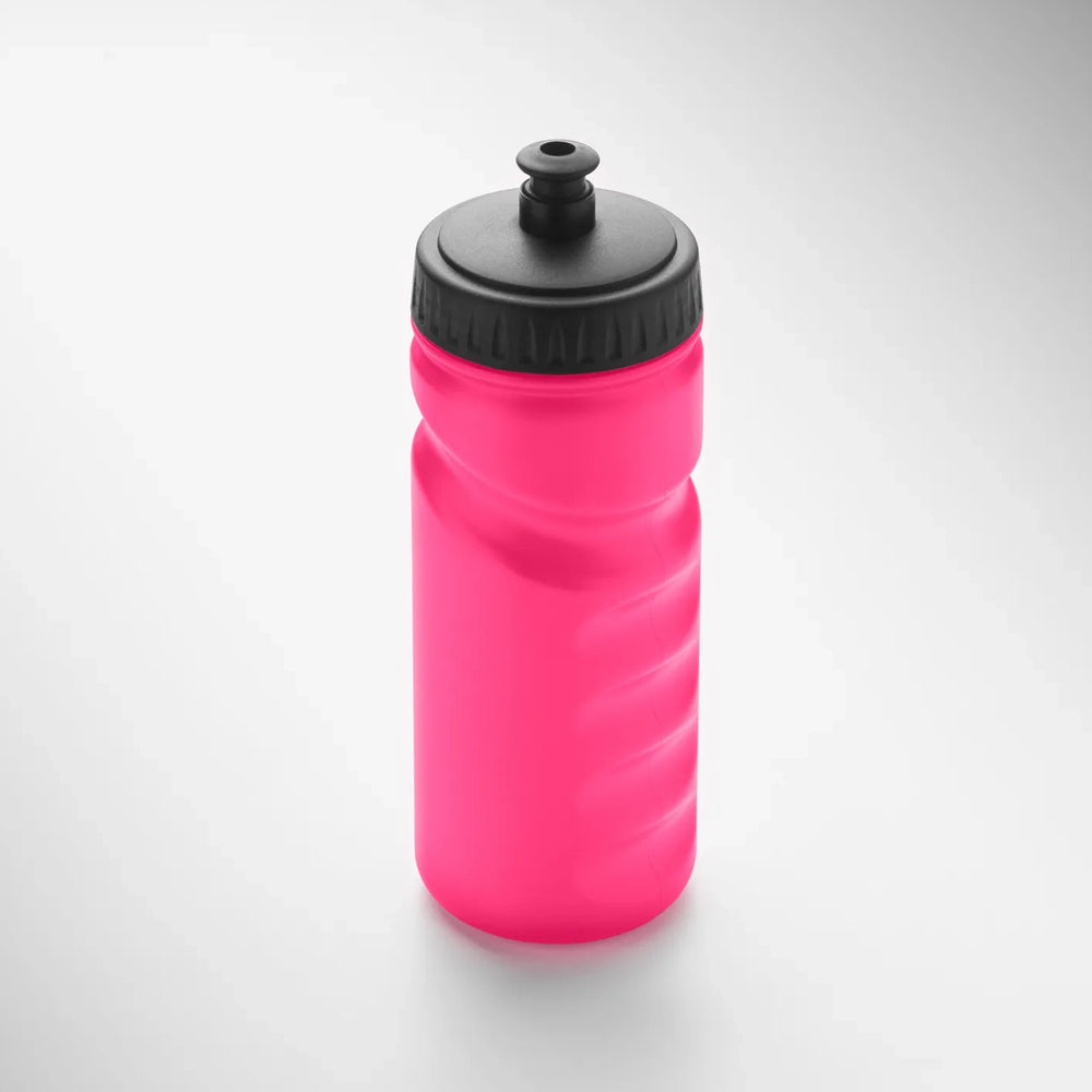 Sportdrinkfles 500 ml met handgreep bedrukken - Neon Fuchsia