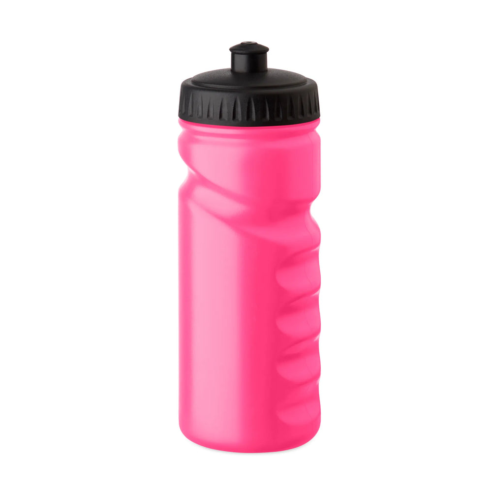 Sportdrinkfles 500 ml met handgreep bedrukken - Neon Fuchsia
