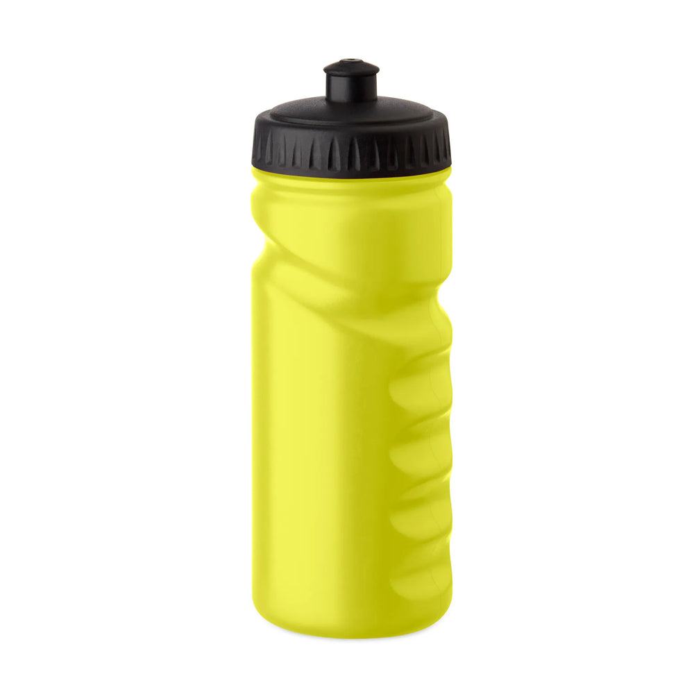 Sportdrinkfles 500 ml met handgreep bedrukken - Neon Geel