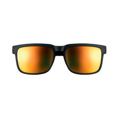 Festival zonnebril met spiegelglazen en UV400 bescherming - Oranje