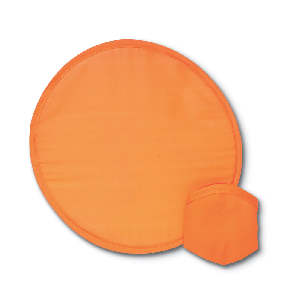 Opvouwbare nylon frisbee met etui, 240 mm, Oranje - 193087
