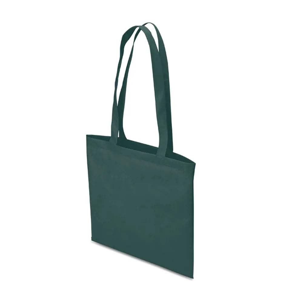 Draagtas boodschappentas non woven marinegroen zijkant 193787